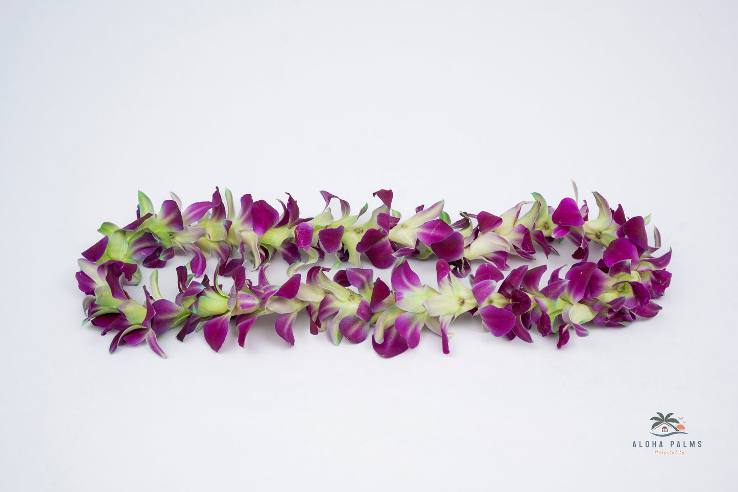 Hand-Delivered Fresh Multi-Color Deluxe Orchid Lei Greetings