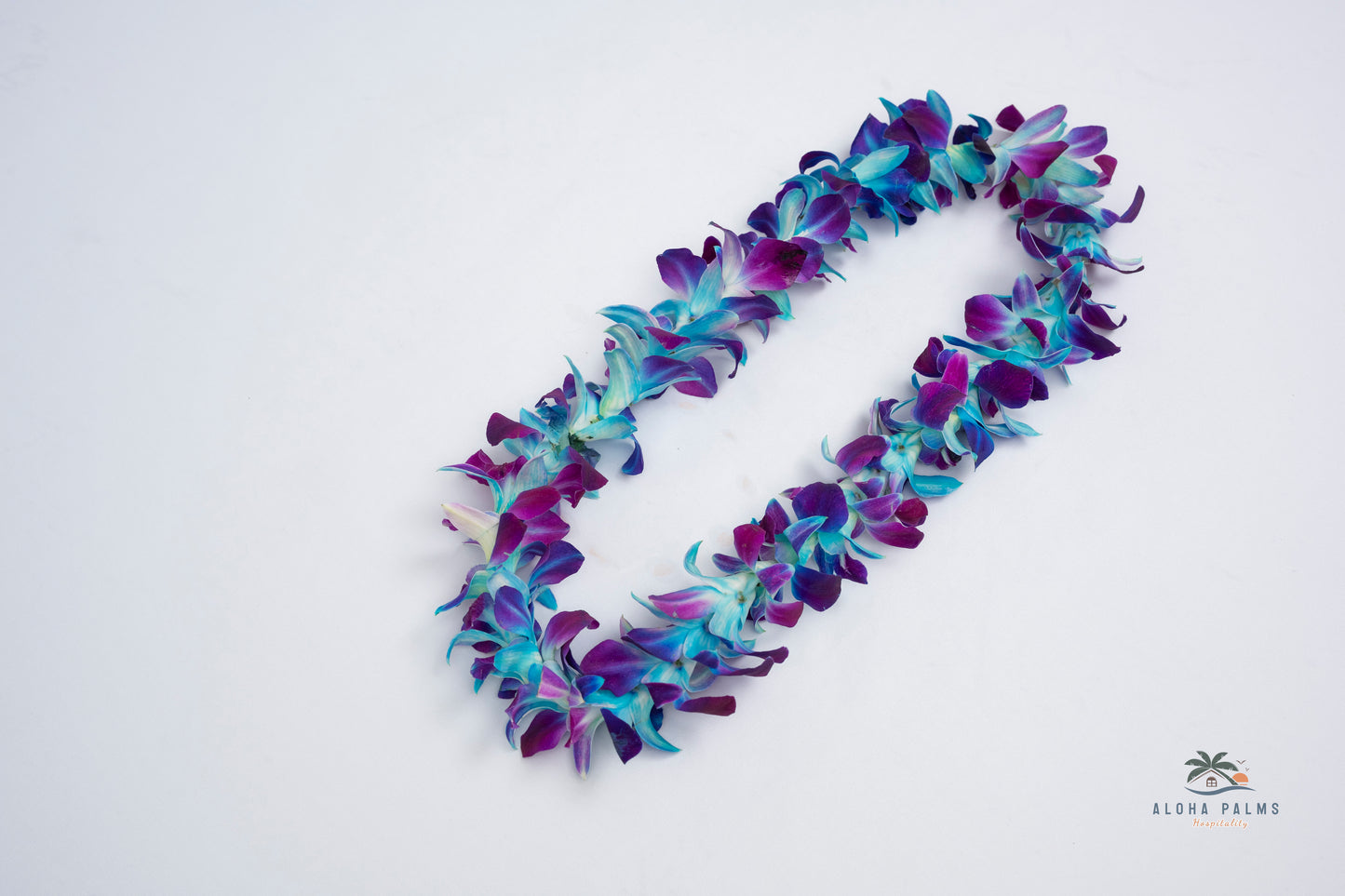 Hand-Delivered Fresh Multi-Color Deluxe Orchid Lei Greetings