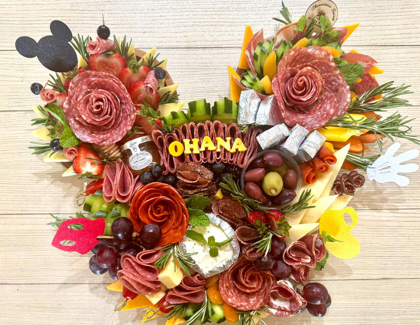 Mickey Shaped Charcuterie Board Bundle