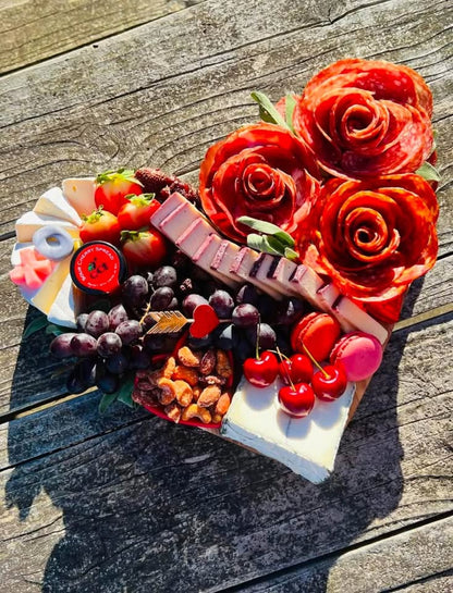 Aloha Heart Shaped Charcuterie Board Bundle