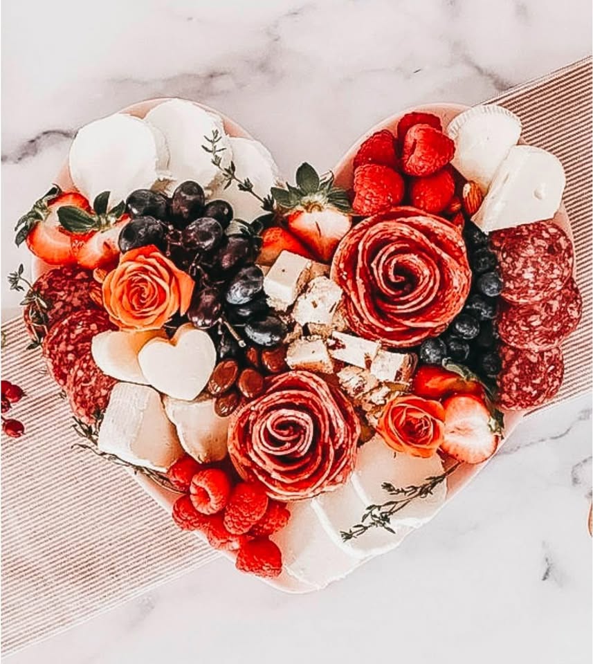 Aloha Heart Shaped Charcuterie Board Bundle