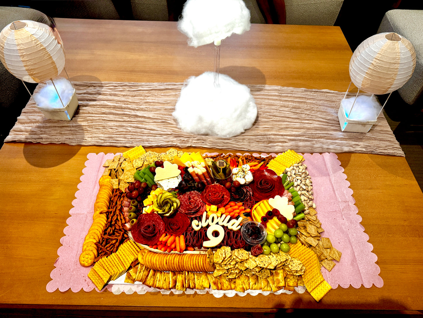 BABY SHOWER / “OH BABY” / BAPTISM CHARCUTERIE BOARD