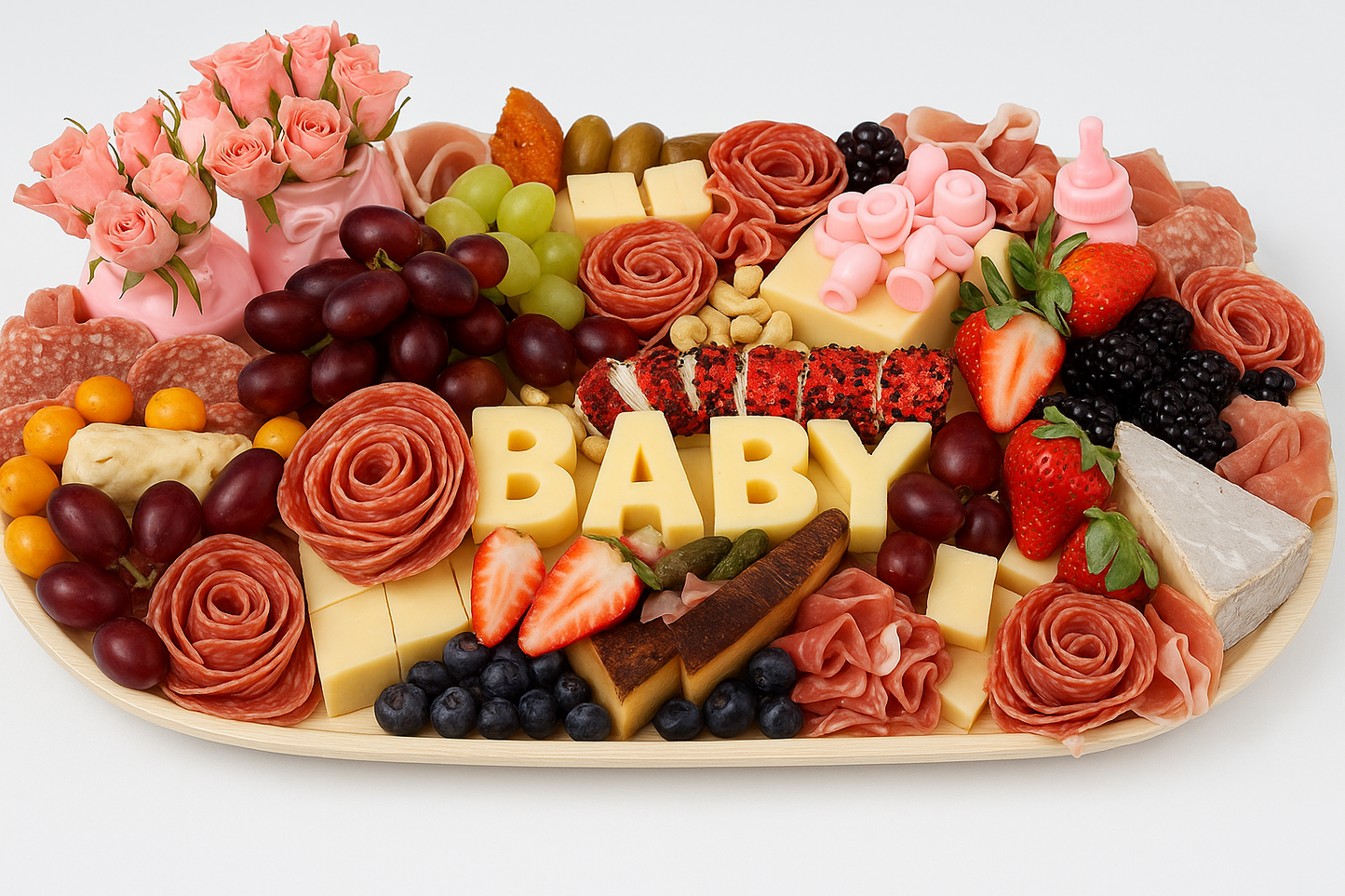 BABY SHOWER / “OH BABY” / BAPTISM CHARCUTERIE BOARD