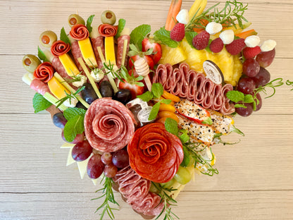 Aloha Heart-Shaped Charcuterie Board Bundle