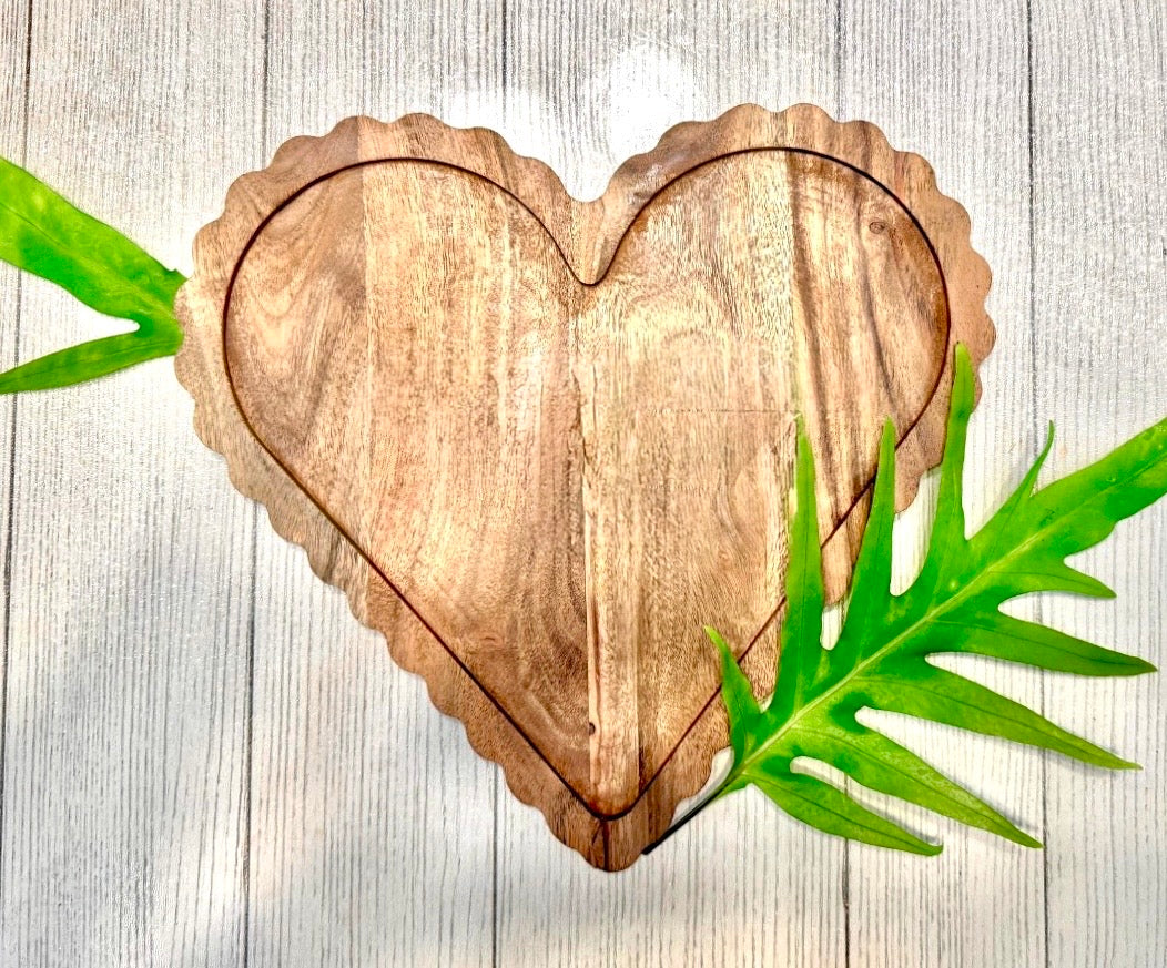 Aloha Heart-Shaped Charcuterie Board Bundle