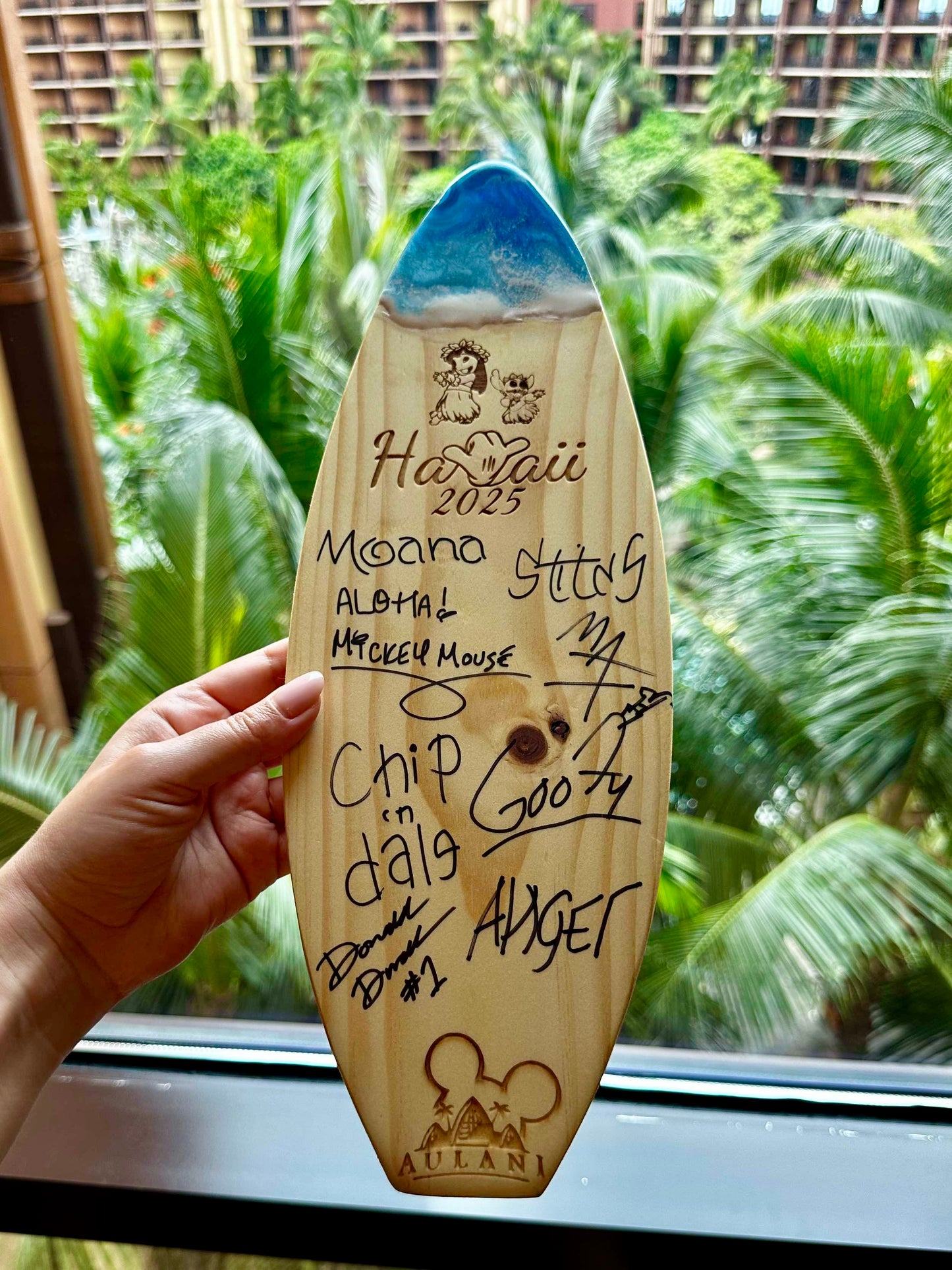 Lilo & Stitch-Inspired Keepsake Surfboard