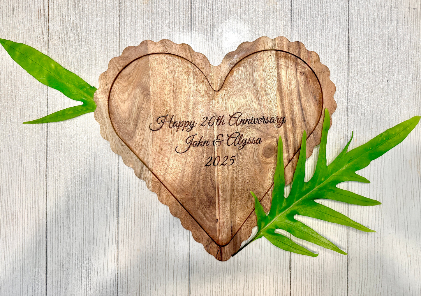 Aloha Heart-Shaped Charcuterie Board Bundle