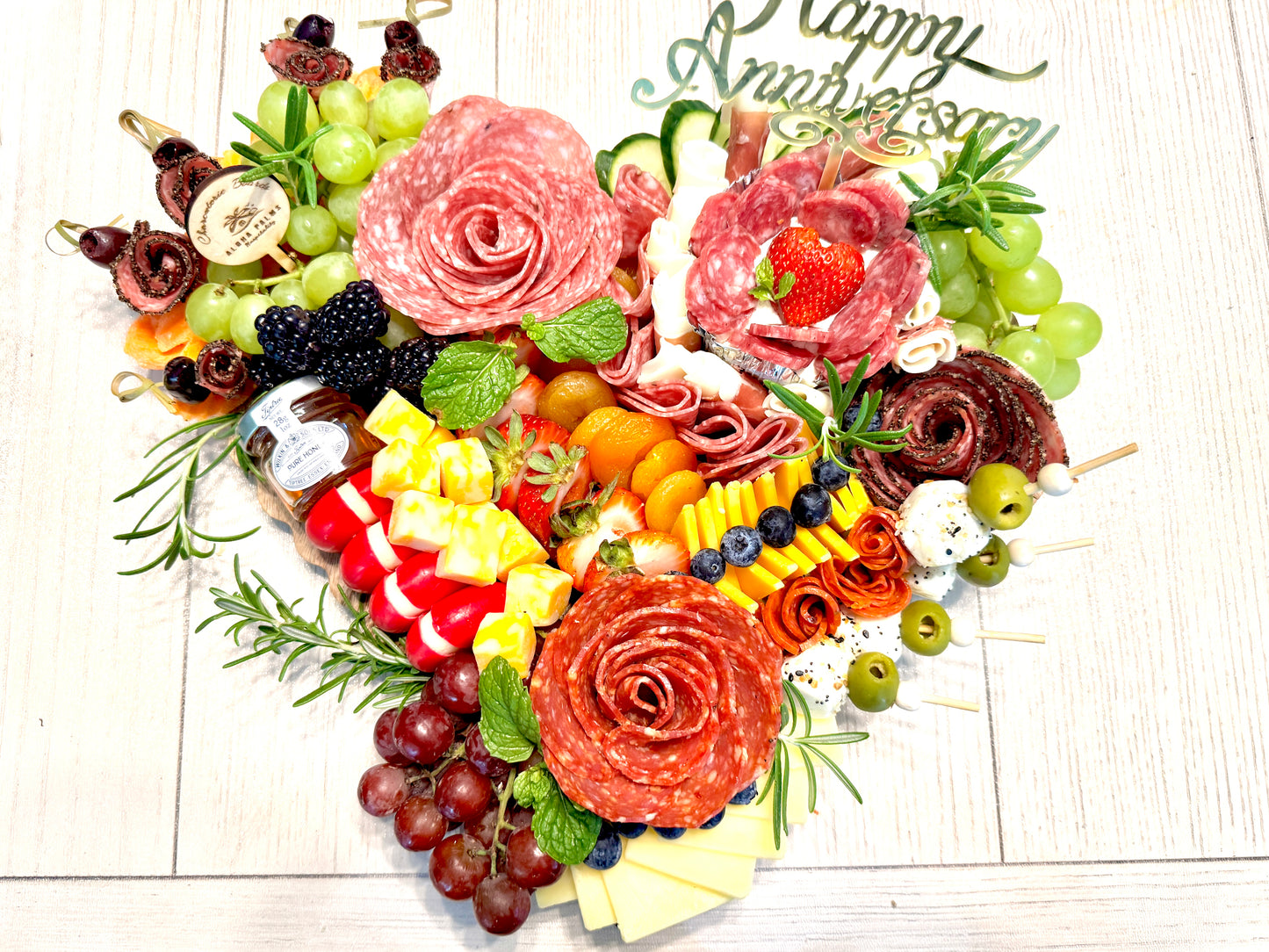 Aloha Heart-Shaped Charcuterie Board Bundle