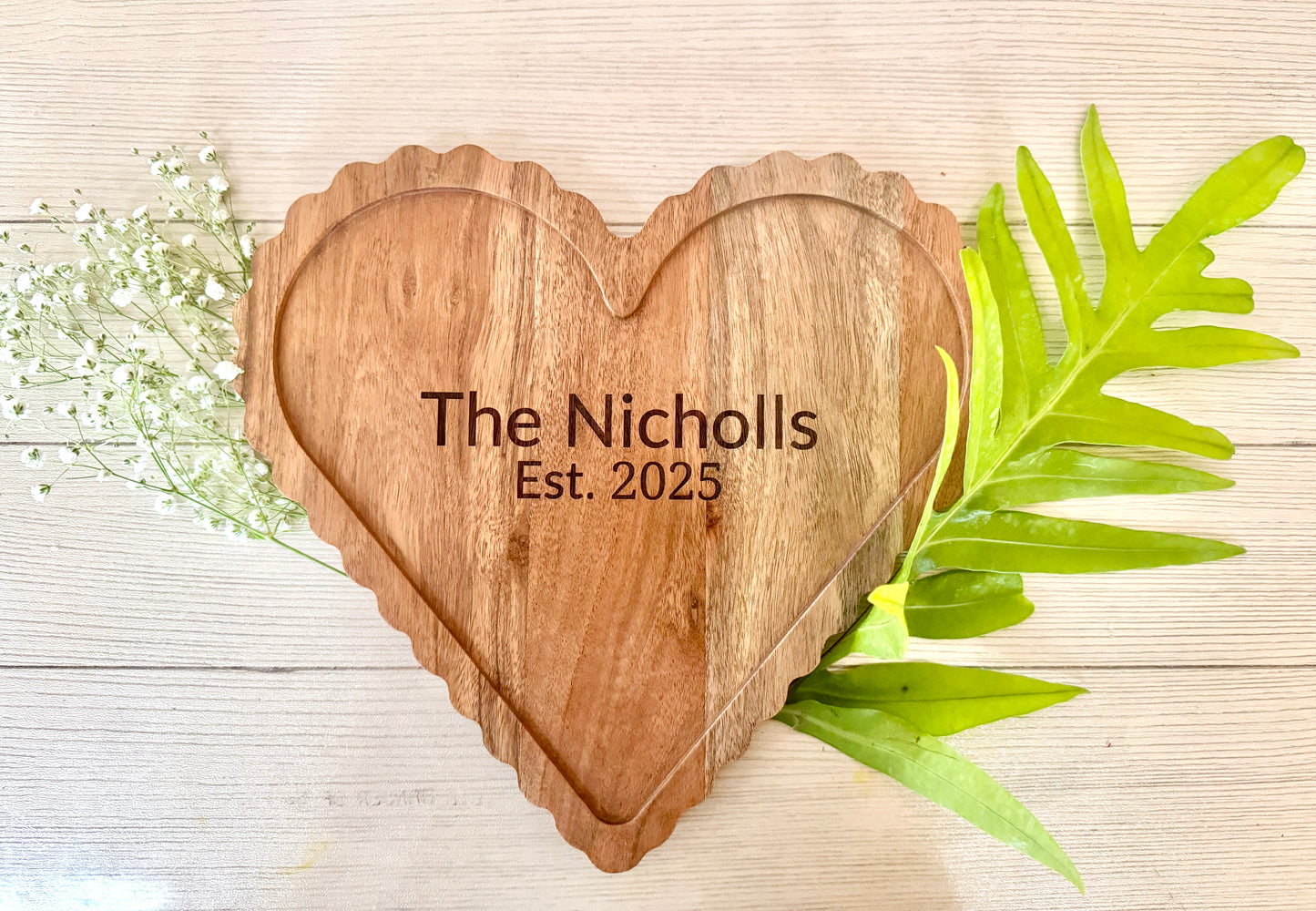 Aloha Heart-Shaped Charcuterie Board Bundle