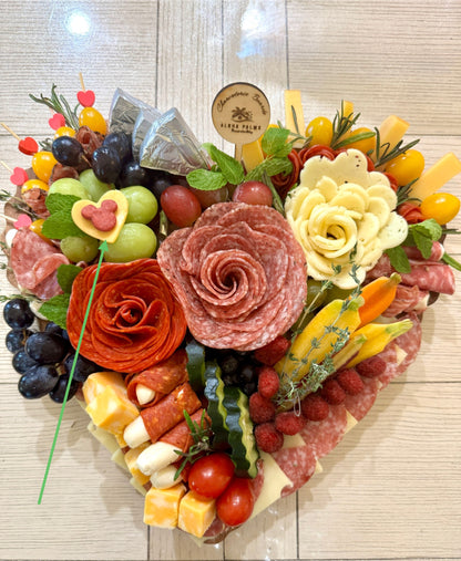 Aloha Heart-Shaped Charcuterie Board Bundle