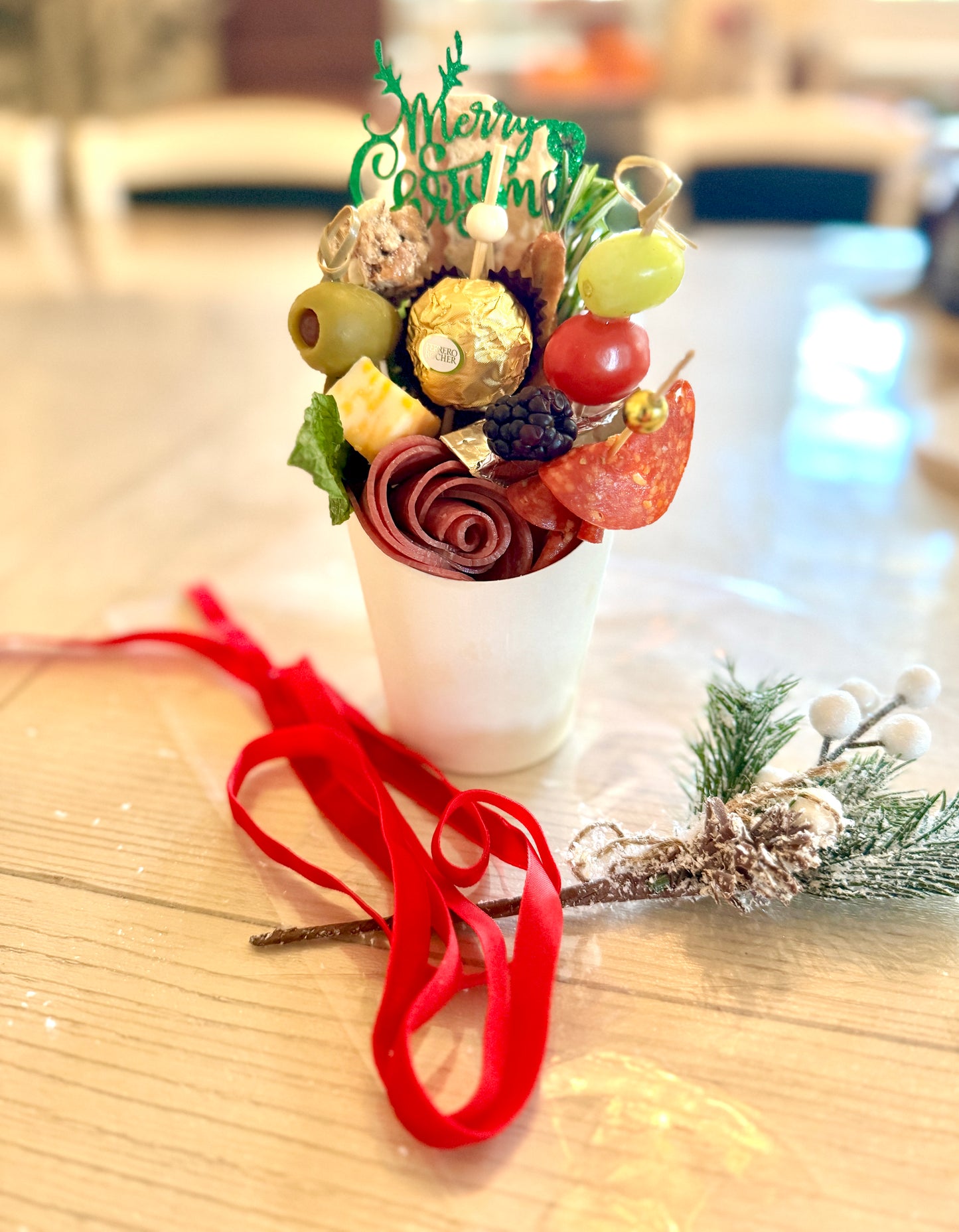 Rainbow in a Cup – Individually Packed Charcuterie Cup